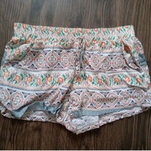 BeBop Floral and Geometric Shorts - Small